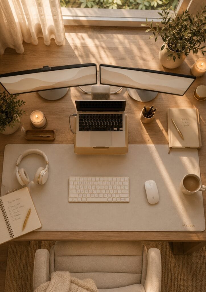 White Desk Accessories
