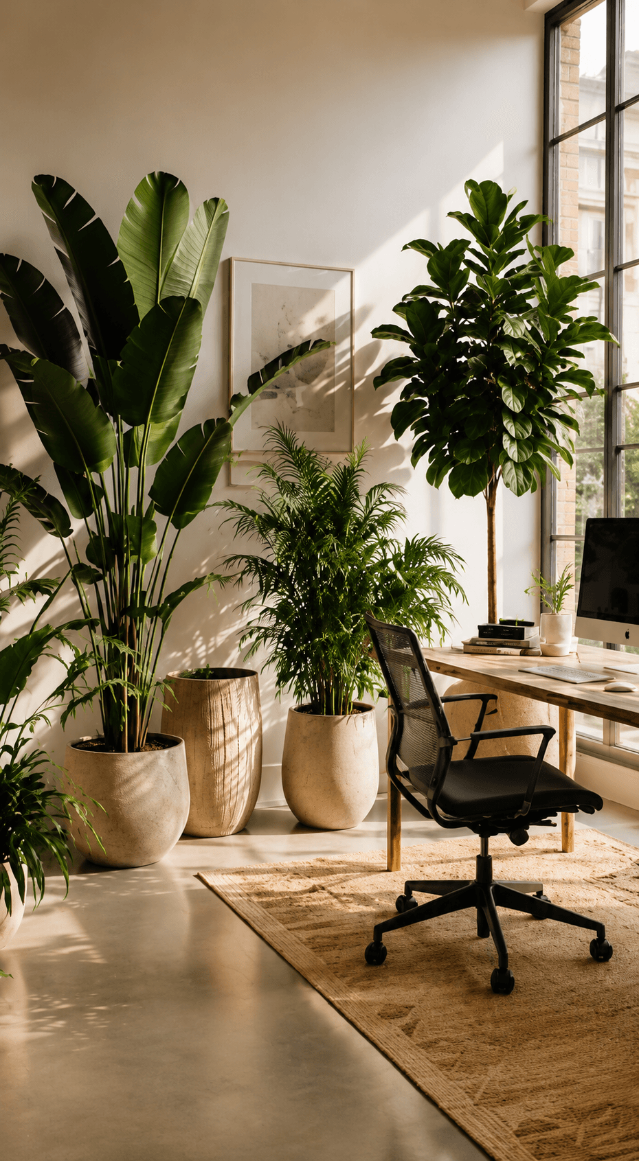 home office plants