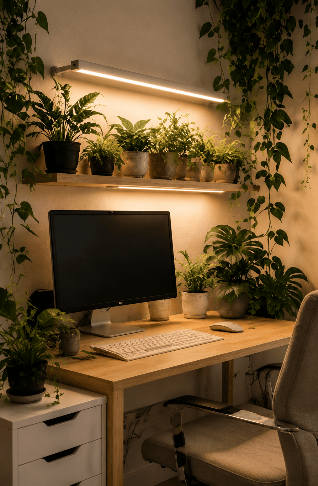 home office plants