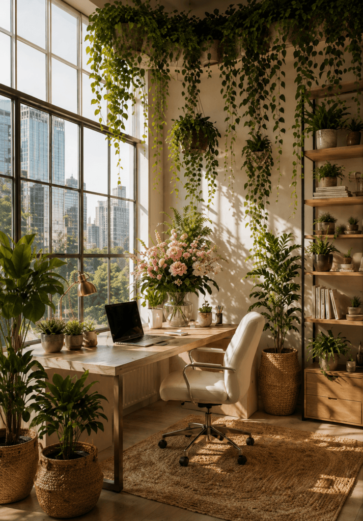 home office plants