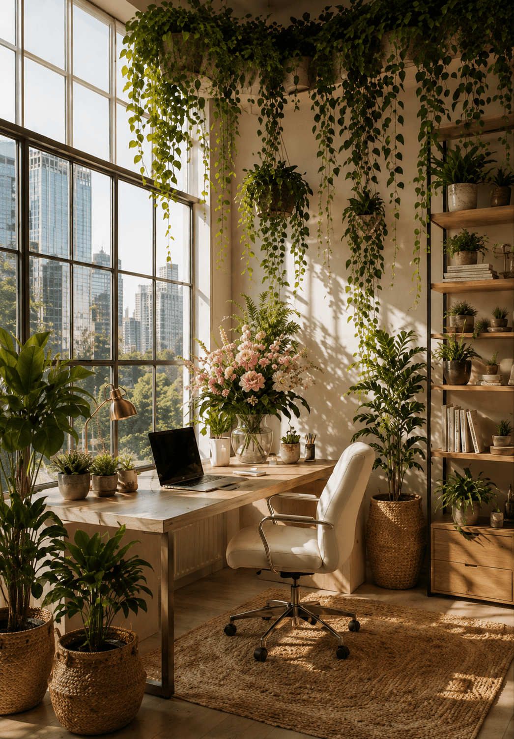 home office plants